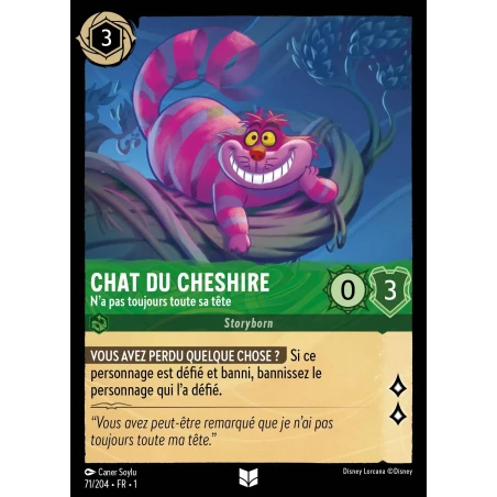S01 - 071 - Chat du Cheshire, N'a pas toujours toute sa tête
