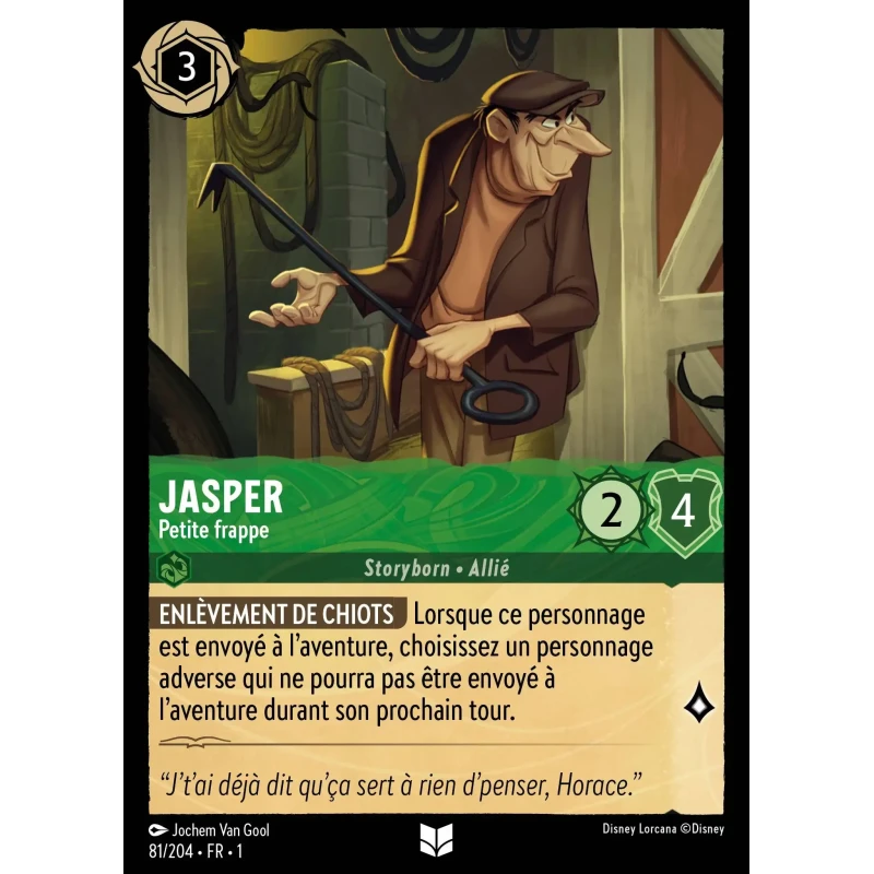 S01 - 081 - Jasper, Petite frappe