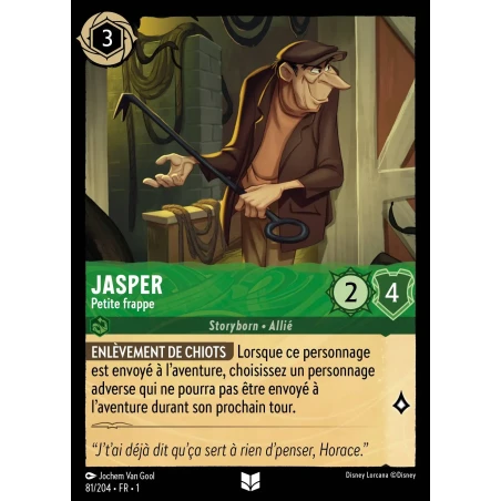 S01 - 081 - Jasper, Petite frappe