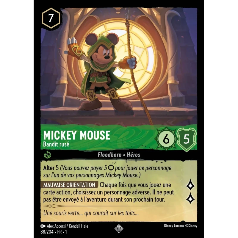 S01 - 088 - Mickey Mouse, Bandit rusé