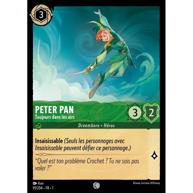 S01 - 091 - Peter Pan, Toujours dans les airs