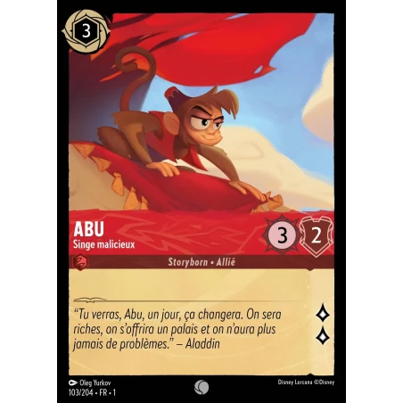 S01 - 103 - Abu, Singe malicieux