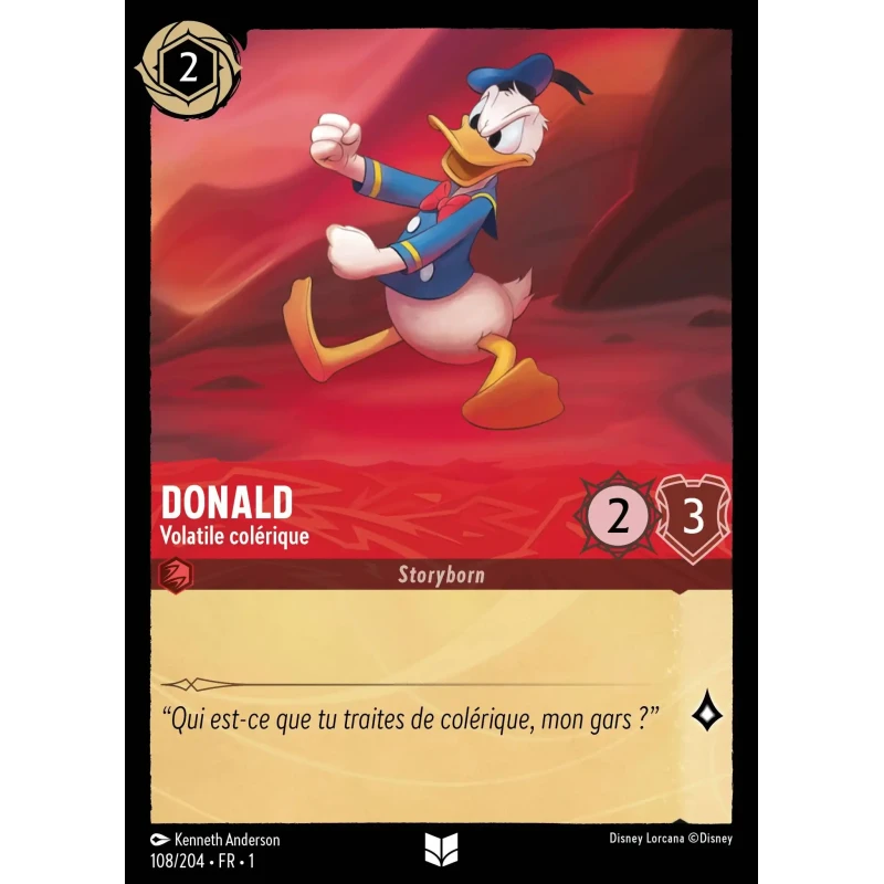 S01 - 108 - Donald, Volatile colérique