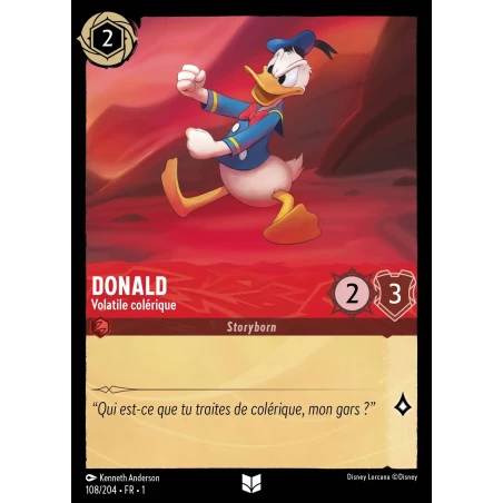 S01 - 108 - Donald, Volatile colérique