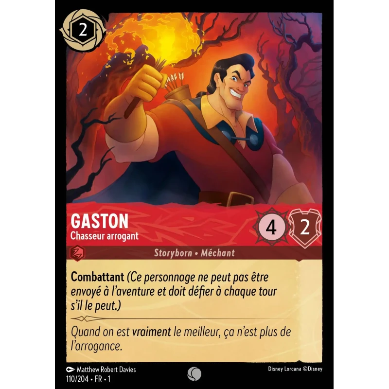 S01 - 110 - Gaston, Chasseur arrogant