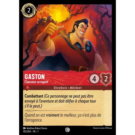 S01 - 110 - Gaston, Chasseur arrogant