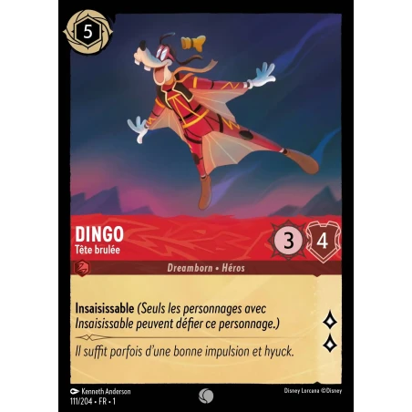 S01 - 111 - Dingo, Tête brulée