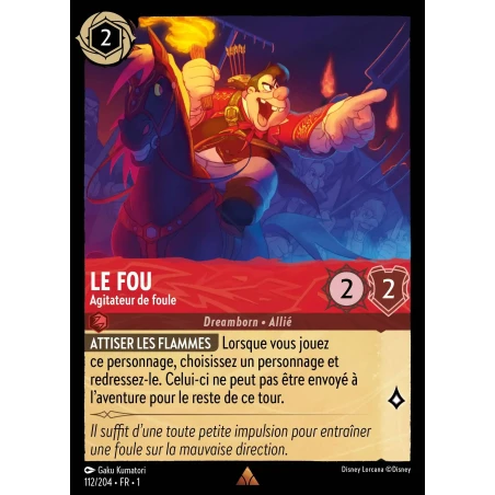 S01 - 112 - Le Fou, Agitateur de foule