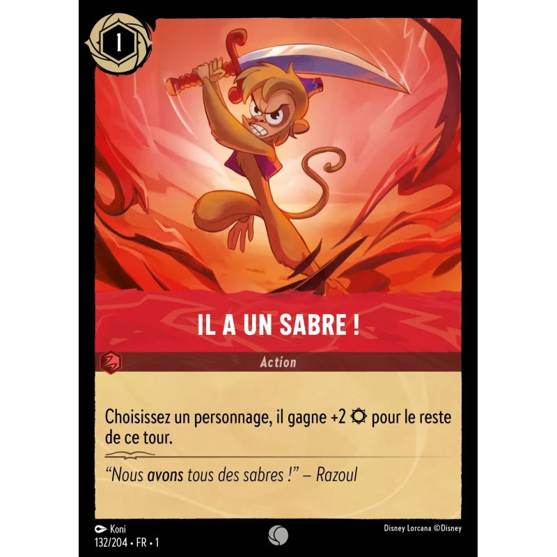 S01 - 132 - Il a un sabre !
