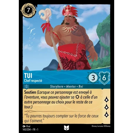 S01 - 143 - Tui, Chef respecté