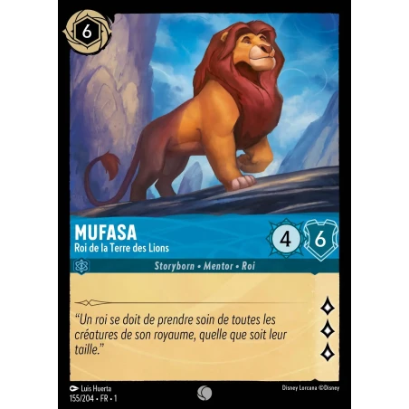 S01 - 155 - Mufasa, Roi de la Terre des Lions