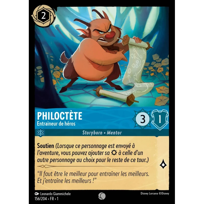 S01 - 156 - Philoctète, Entraîneur de héros