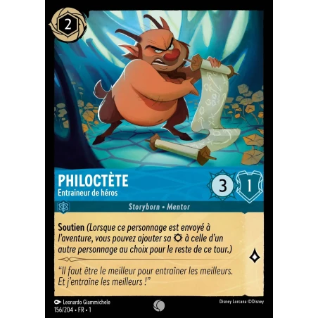 S01 - 156 - Philoctète, Entraîneur de héros