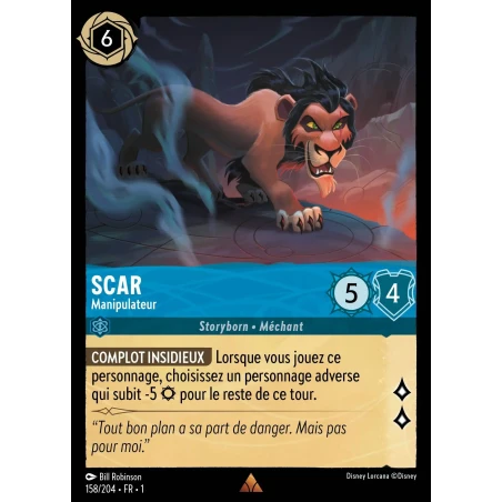 S01 - 158 - Scar, Manipulateur