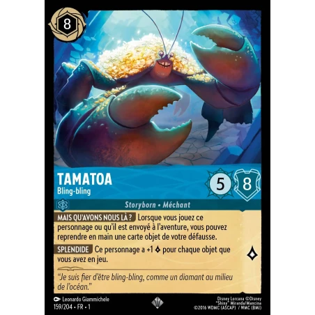 S01 - 159 - Tamatoa, Bling-bling