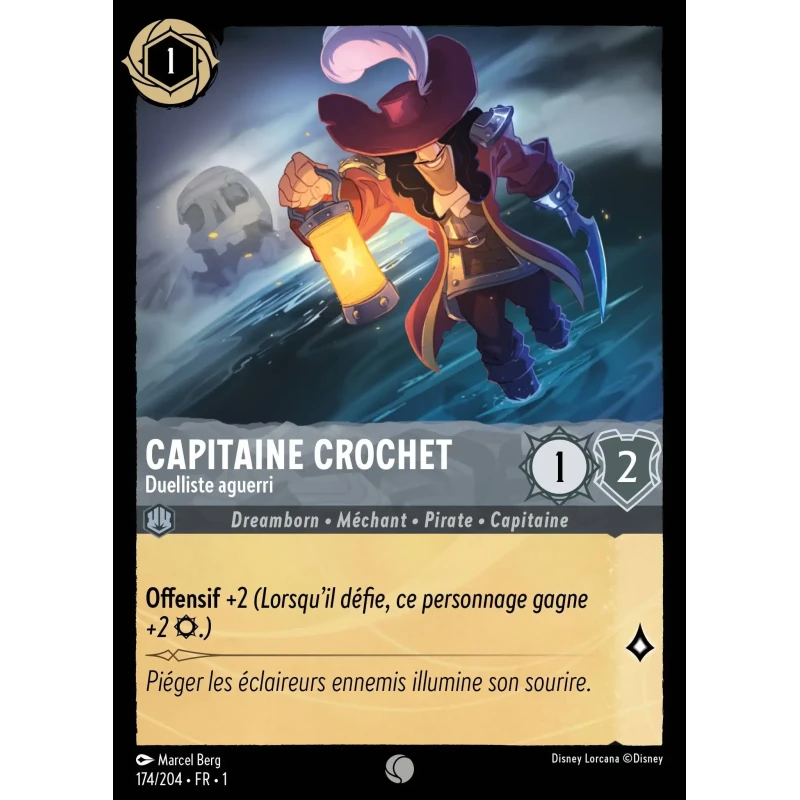 S01 - 174 - Capitaine Crochet, Duelliste aguerri