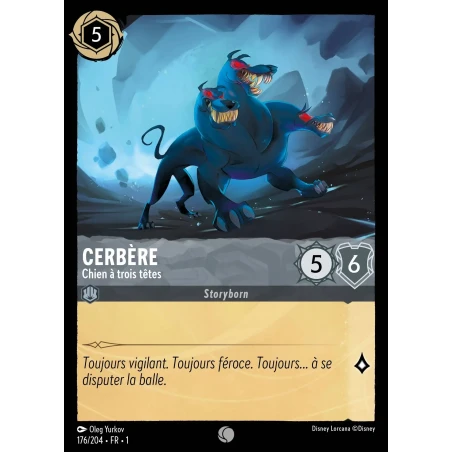 S01 - 176 - Cerbère, Chien à trois têtes