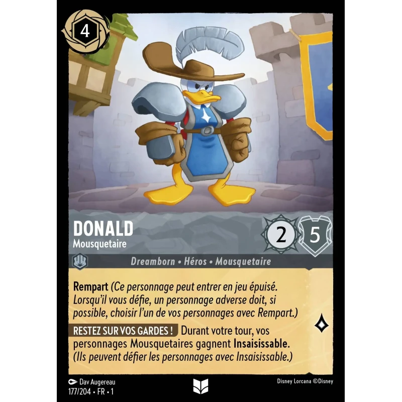 S01 - 177 - Donald, Mousquetaire