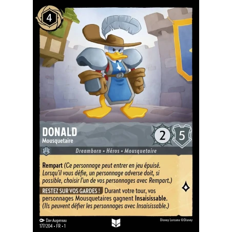 S01 - 177 - Donald, Mousquetaire