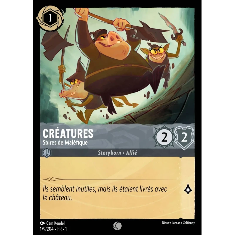 S01 - 179 - Créatures, Sbires de Maléfique