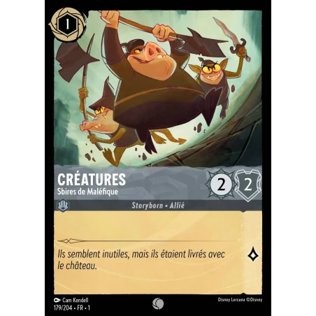 S01 - 179 - Créatures, Sbires de Maléfique