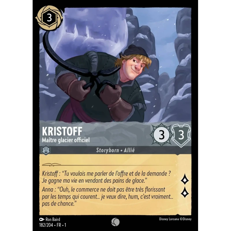 S01 - 182 - Kristoff, Maître glacier officiel