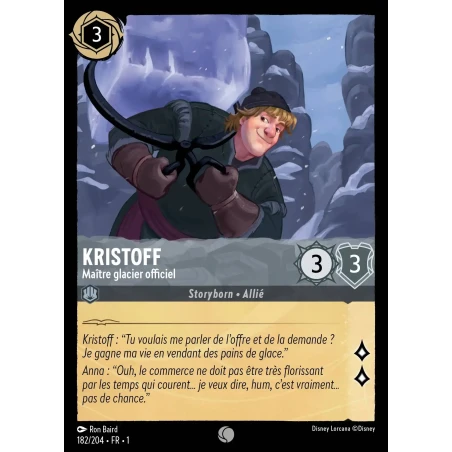 S01 - 182 - Kristoff, Maître glacier officiel