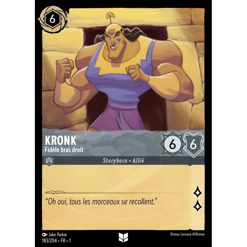 S01 - 183 - Kronk, Fidèle bras droit