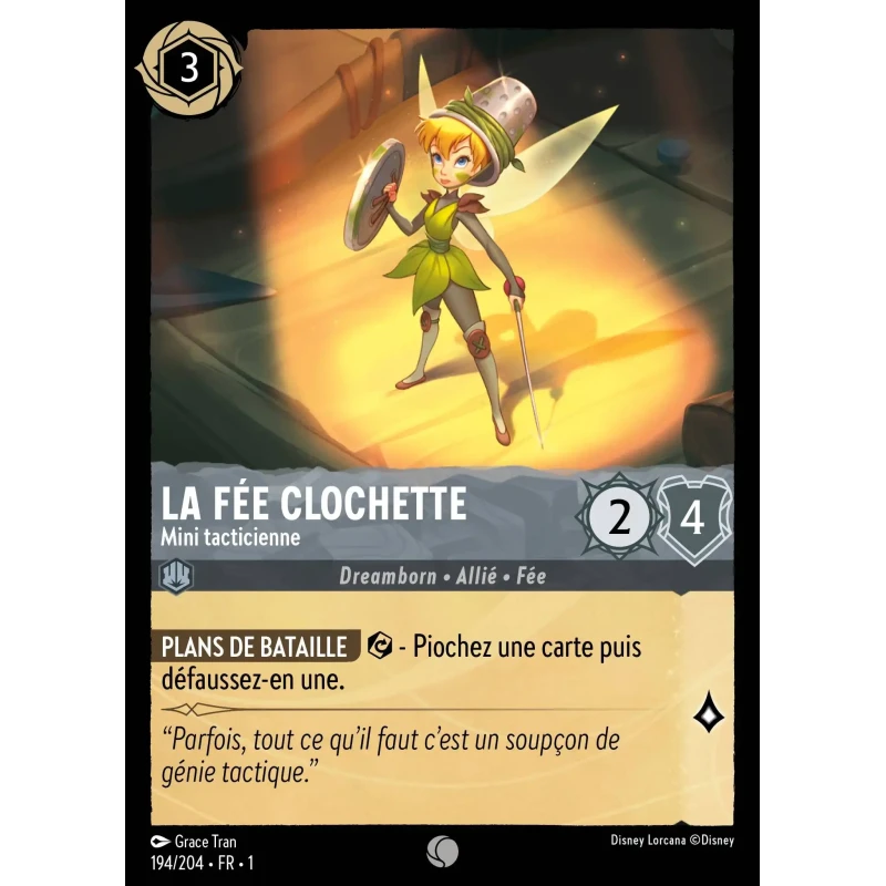 S01 - 194 - La Fée Clochette, Mini tacticienne