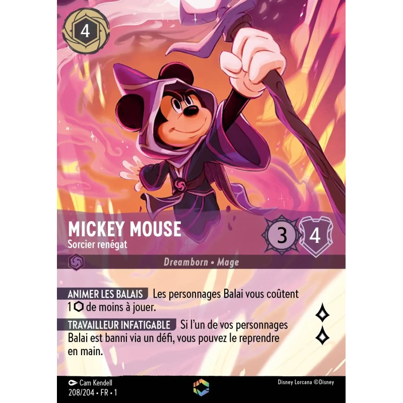 S01 - 208 - Mickey Mouse, Sorcier rénégat