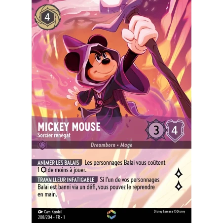 S01 - 208 - Mickey Mouse, Sorcier rénégat