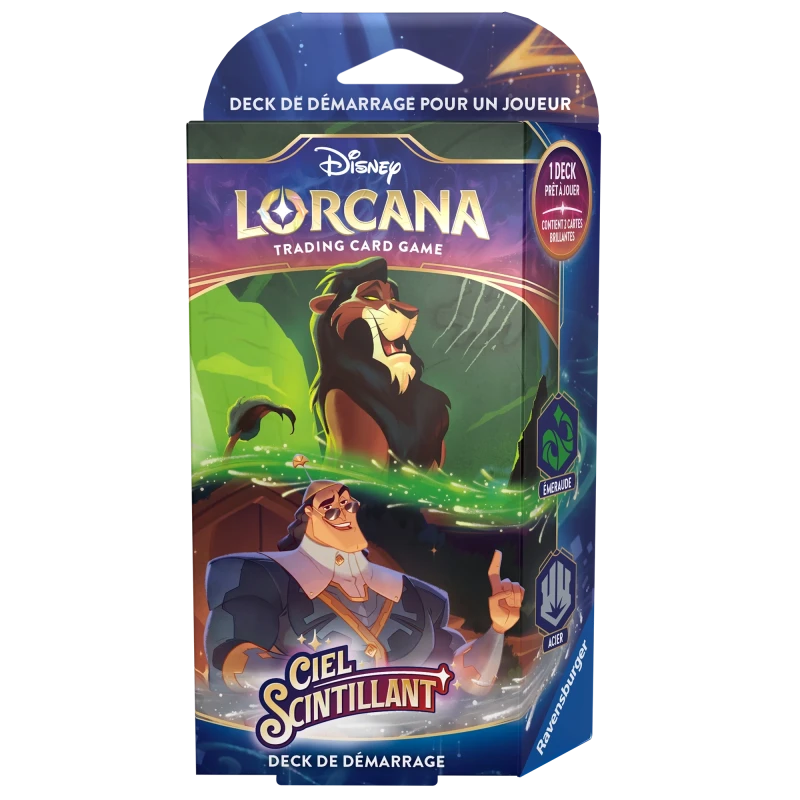 Deck de démarrage Scar et Kronk - Ciel Scintillant  - Set 5 Lorcana - FR